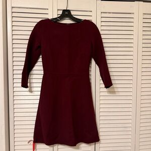 Theory Elegant Burgundy Women's Dress
